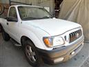 2002 Toyota Tacoma White Standard Cab 2.4L AT 2WD #Z24749